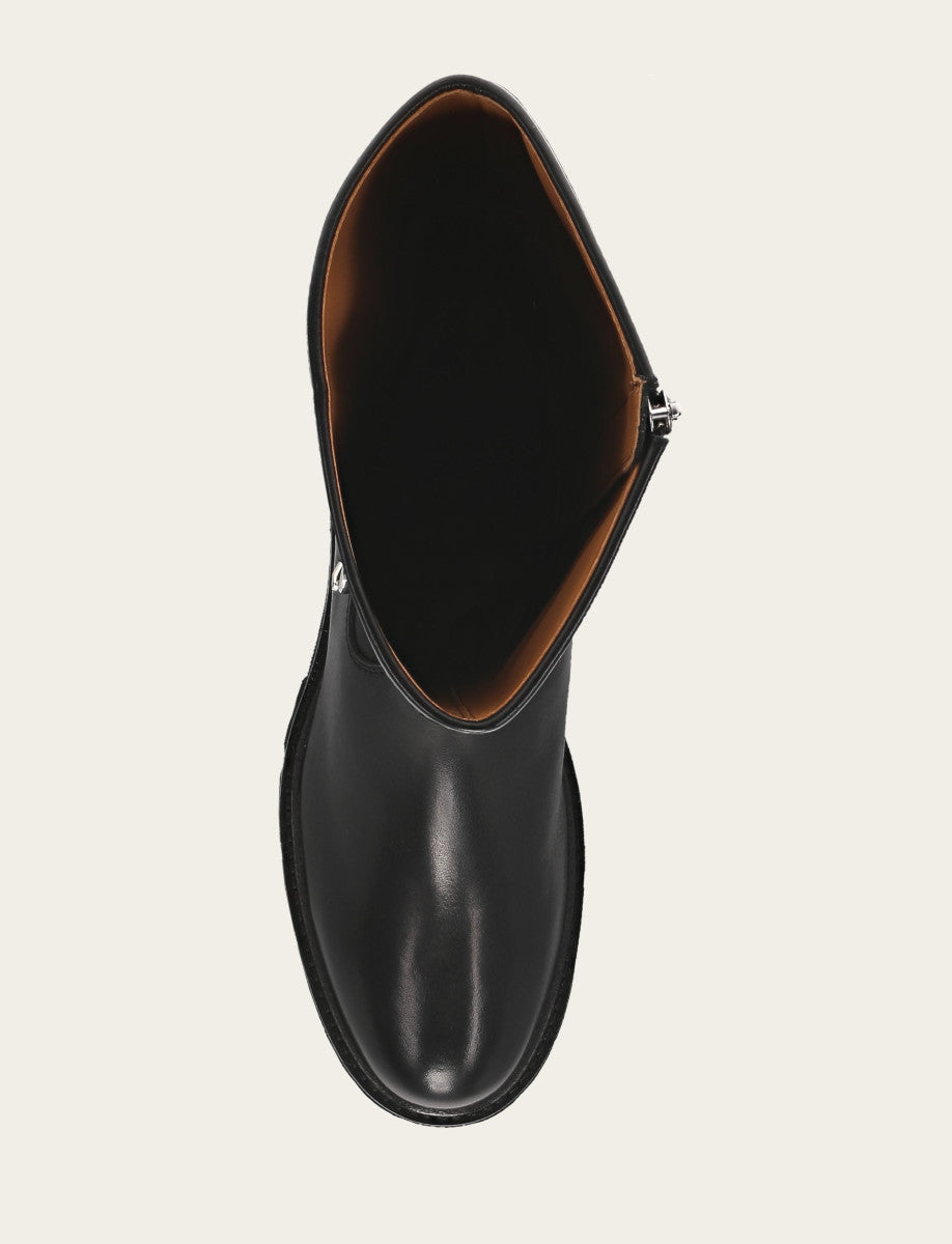 Women's Black Olivia Buckle Tall Boot | Frye Black