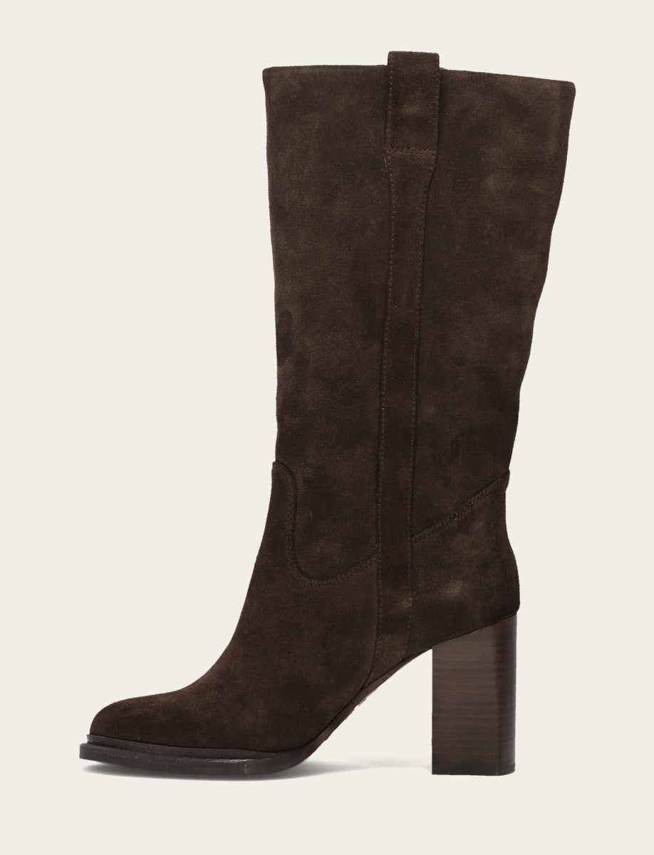 Women's Dark Brown Alex Slouchy Mid Boot | Frye Dark Brown