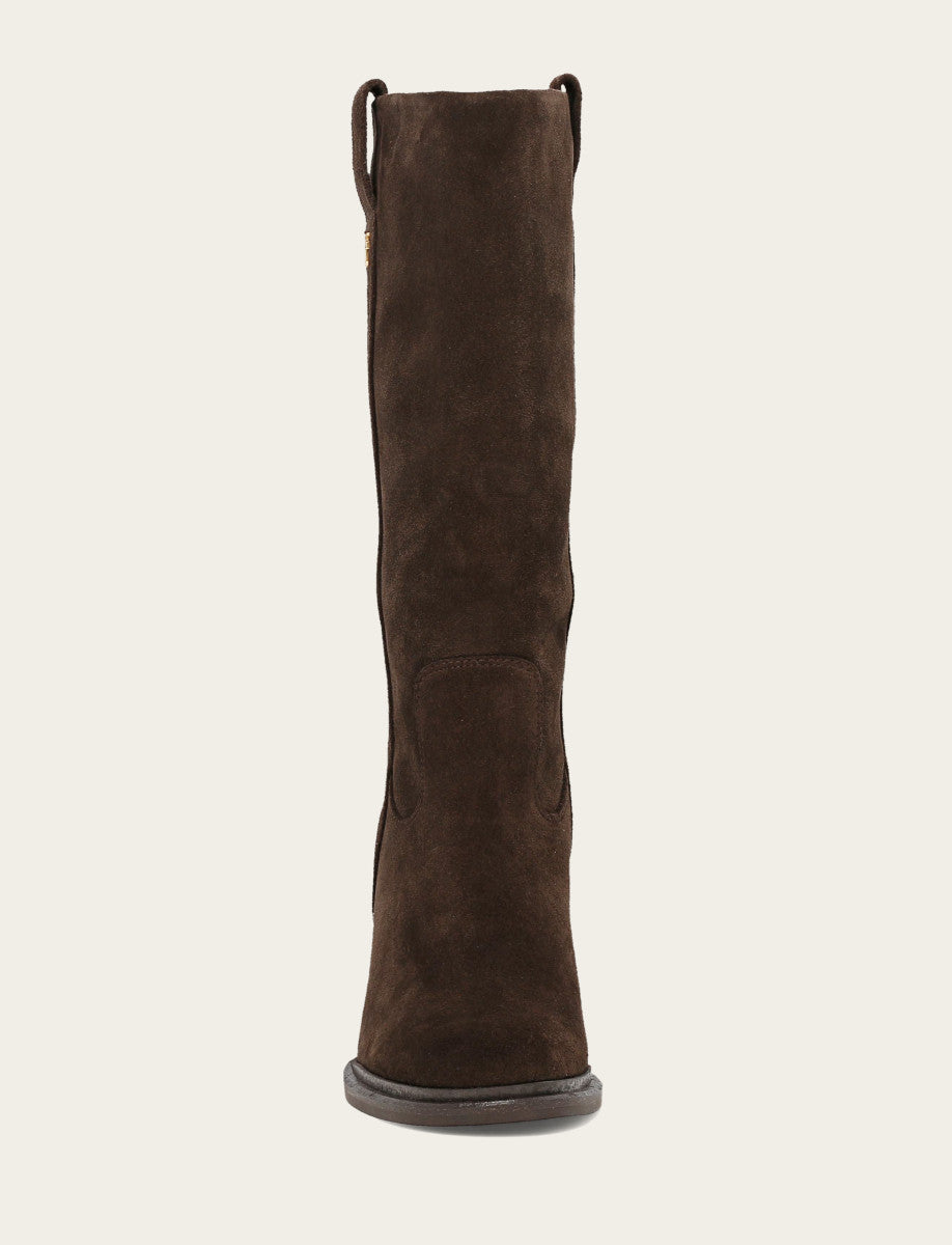 Women's Dark Brown Alex Slouchy Mid Boot | Frye Dark Brown