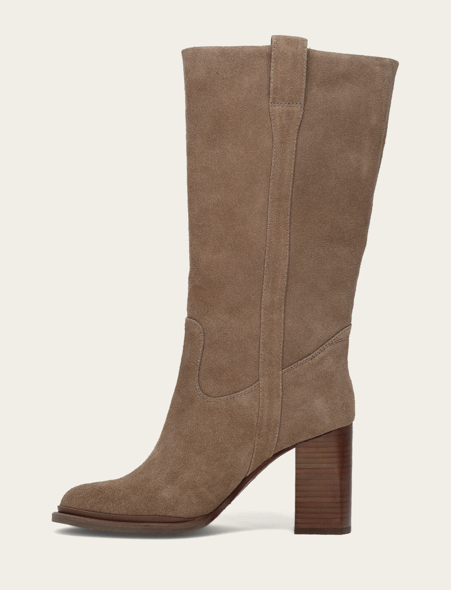 Women's Dark Taupe Alex Slouchy Mid Boot | Frye Dark Taupe