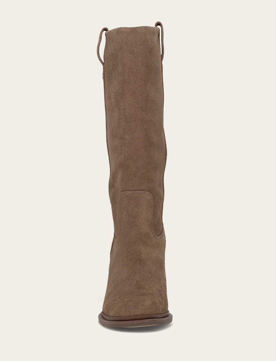 Women's Dark Taupe Alex Slouchy Mid Boot | Frye Dark Taupe