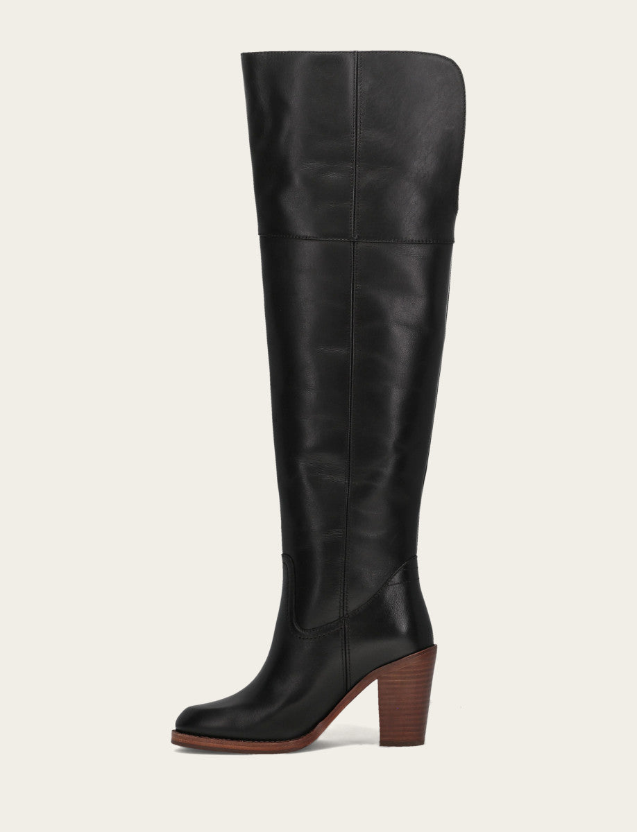 Women's Black Corinne Over The Knee Boot | Frye Black