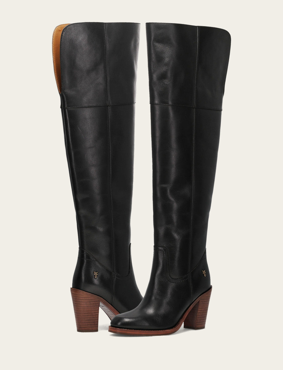 Women's Black Corinne Over The Knee Boot | Frye Black
