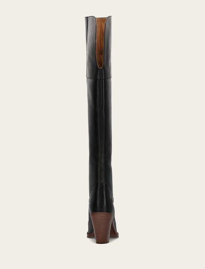Women's Black Corinne Over The Knee Boot | Frye Black