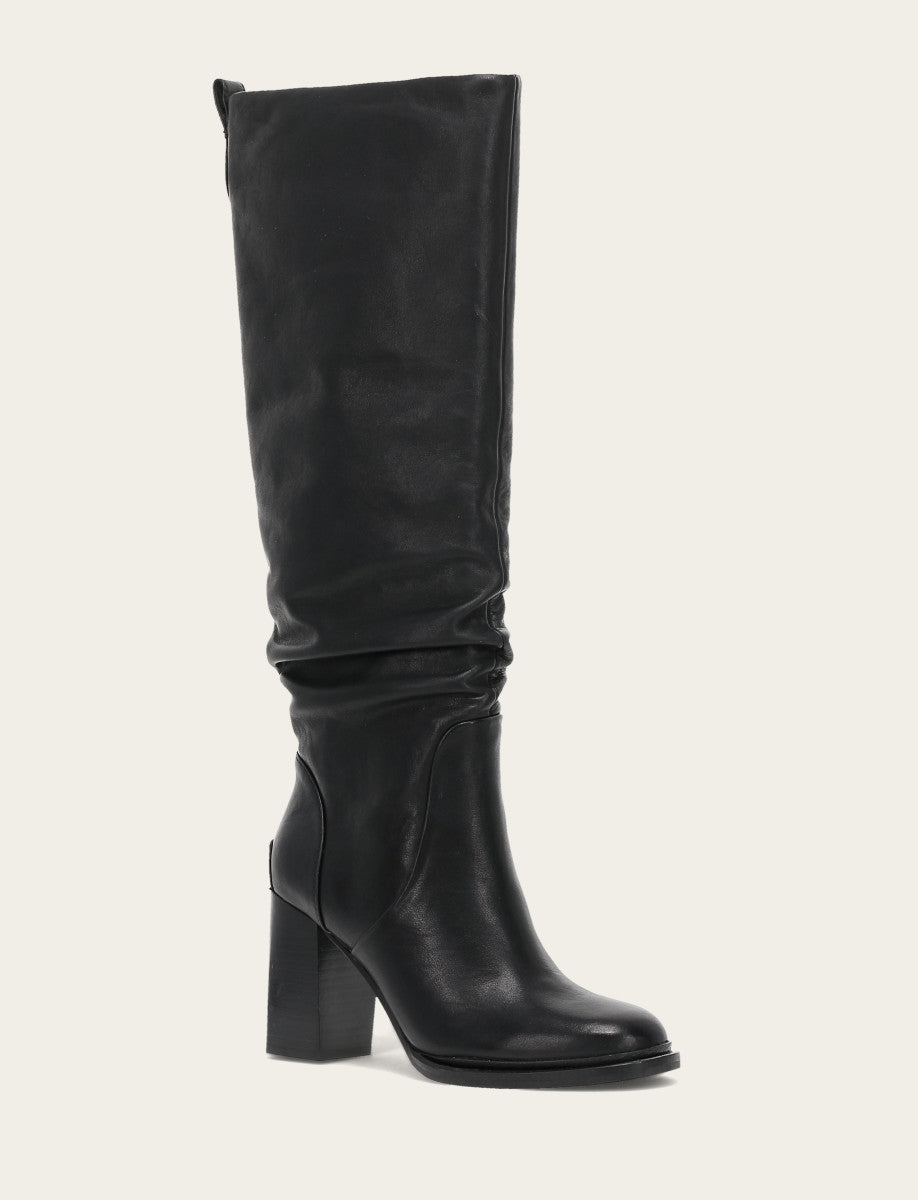 Black Alex Softy Tall Wide Calf Boot | Frye Black