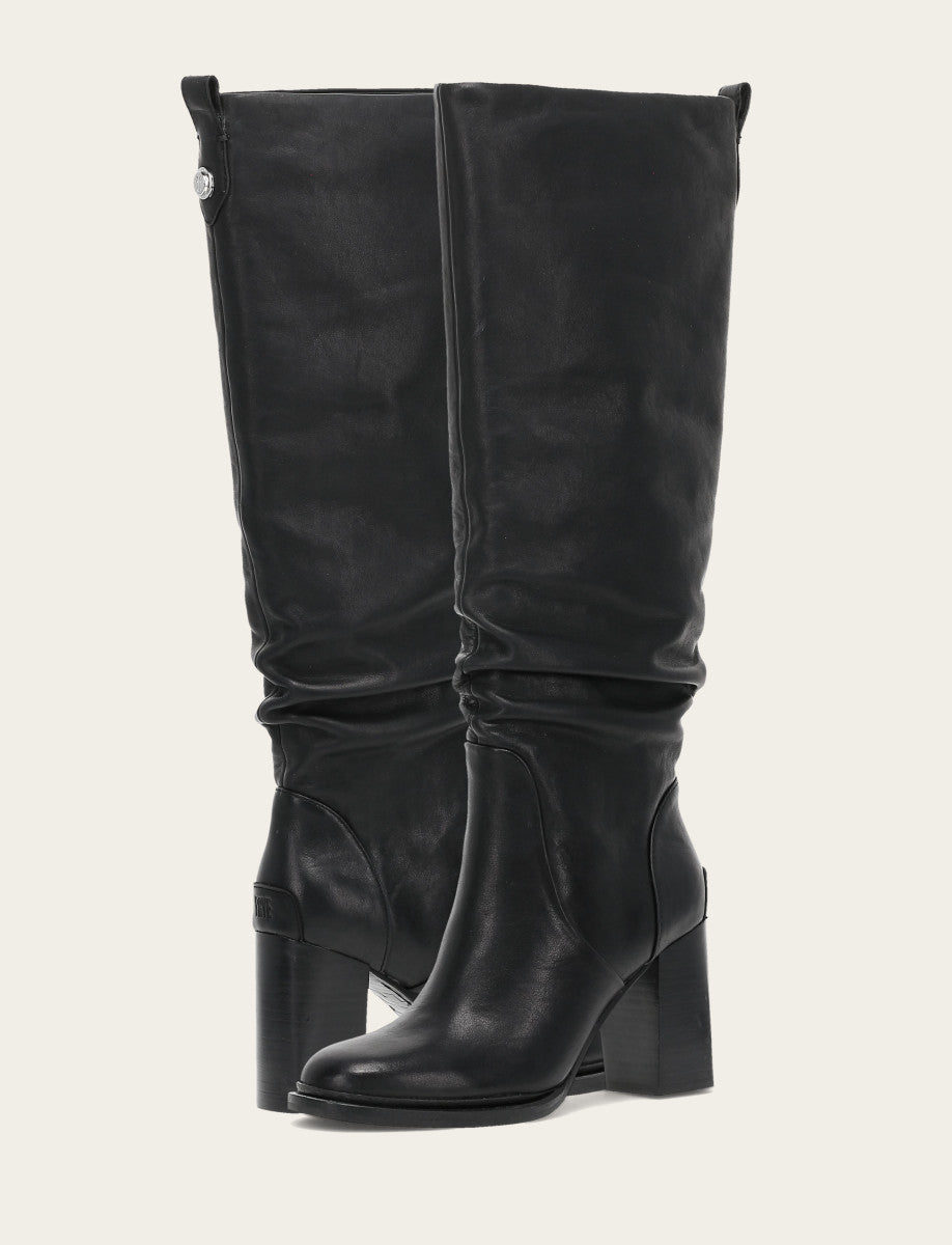 Black Alex Softy Tall Wide Calf Boot | Frye Black