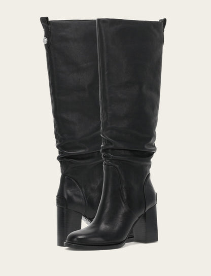 Black Alex Softy Tall Wide Calf Boot | Frye Black