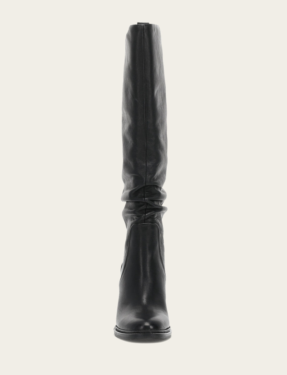 Black Alex Softy Tall Wide Calf Boot | Frye Black