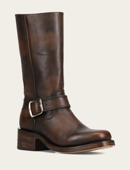 Women's Dark Brown Campus Buckle Boot | Frye Dark Brown