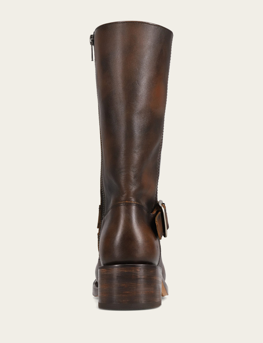 Women's Dark Brown Campus Buckle Boot | Frye Dark Brown