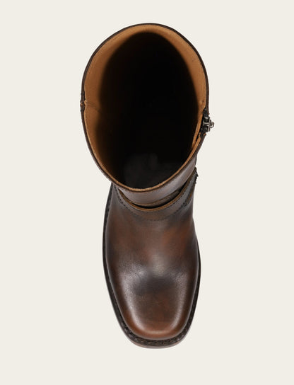 Women's Dark Brown Campus Buckle Boot | Frye Dark Brown