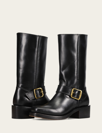 Women's Black Campus Buckle Boot | Frye Black