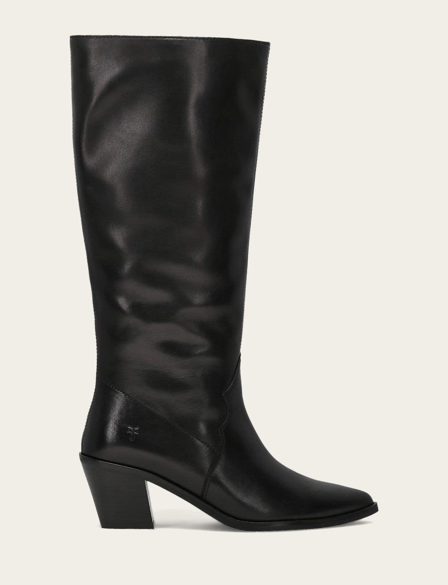 Women's Black Sara Slouchy Boot | Frye Black