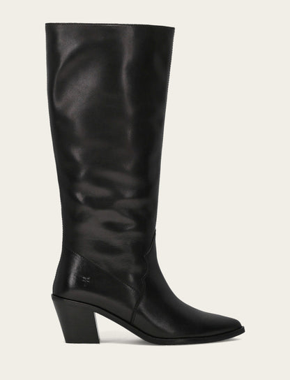 Women's Black Sara Slouchy Boot | Frye Black