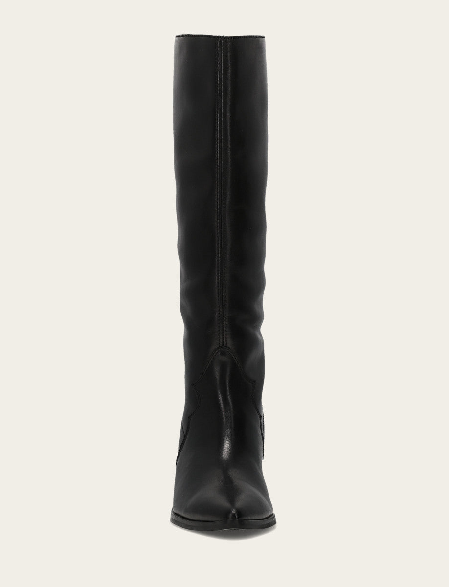 Women's Black Sara Slouchy Boot | Frye Black
