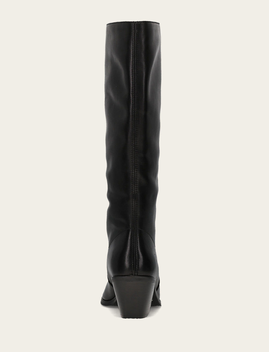 Women's Black Sara Slouchy Boot | Frye Black