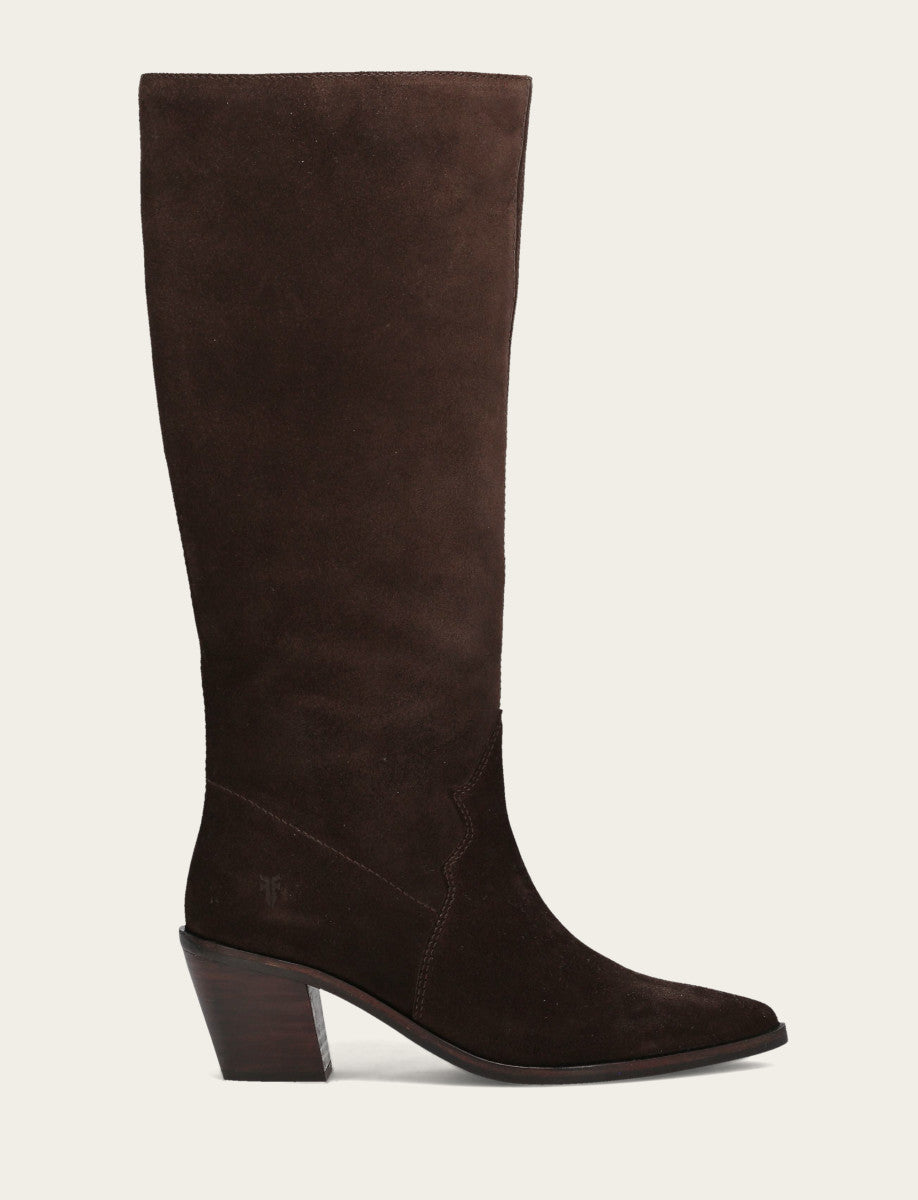 Women's Dark Brown Sara Slouchy Boot | Frye Dark Brown
