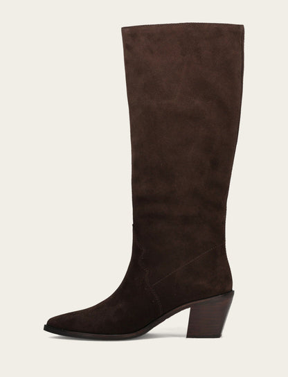 Women's Dark Brown Sara Slouchy Boot | Frye Dark Brown