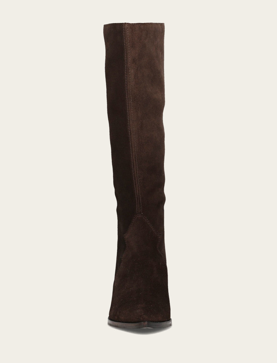 Women's Dark Brown Sara Slouchy Boot | Frye Dark Brown