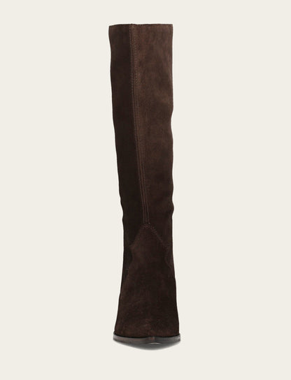 Women's Dark Brown Sara Slouchy Boot | Frye Dark Brown