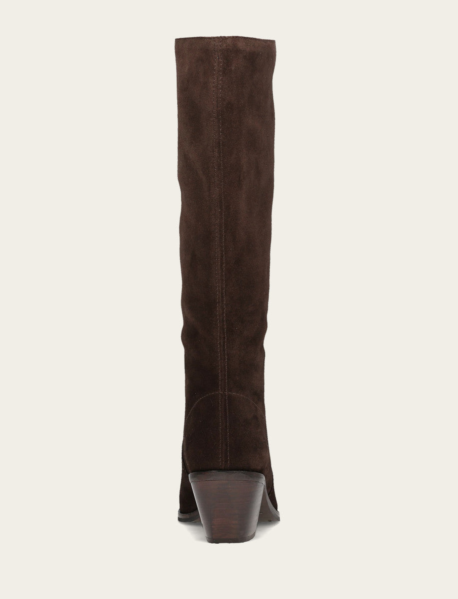 Women's Dark Brown Sara Slouchy Boot | Frye Dark Brown