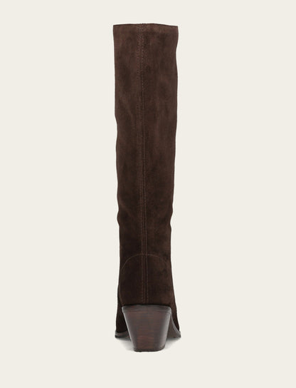 Women's Dark Brown Sara Slouchy Boot | Frye Dark Brown
