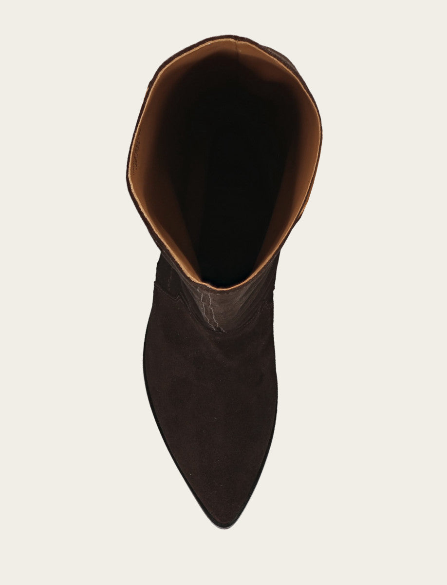 Women's Dark Brown Sara Slouchy Boot | Frye Dark Brown