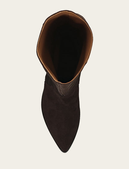 Women's Dark Brown Sara Slouchy Boot | Frye Dark Brown