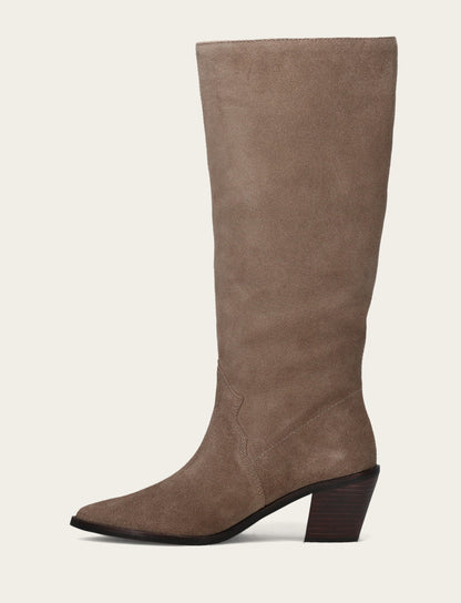 Women's Dark Taupe Sara Slouchy Boot | Frye Dark Taupe