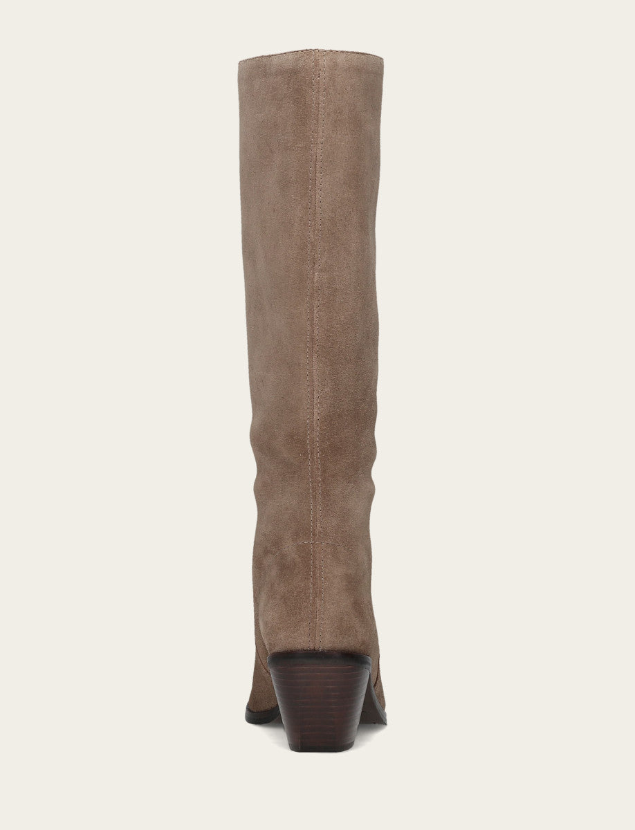 Women's Dark Taupe Sara Slouchy Boot | Frye Dark Taupe