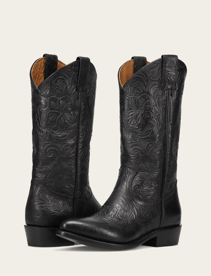 Billy Pull On Boot | Frye Black Floral
