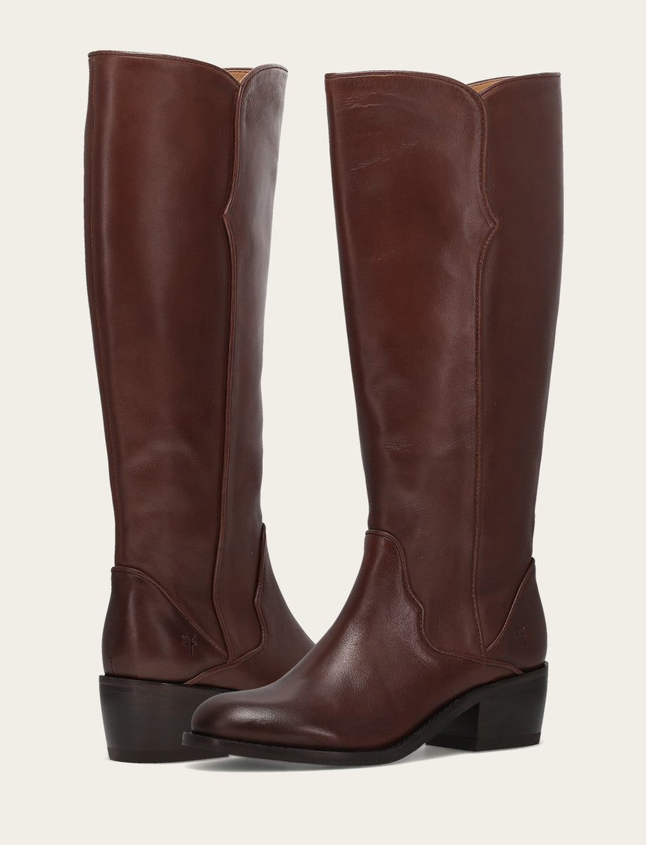 Women's Saddle Carson 2 Piping Tall Boot | Frye Saddle