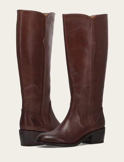 Women's Saddle Carson 2 Piping Tall Boot | Frye Saddle