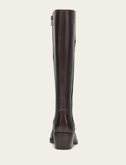 Women's Dark Brown Carson 2 Piping Tall Boot | Frye Dark Brown