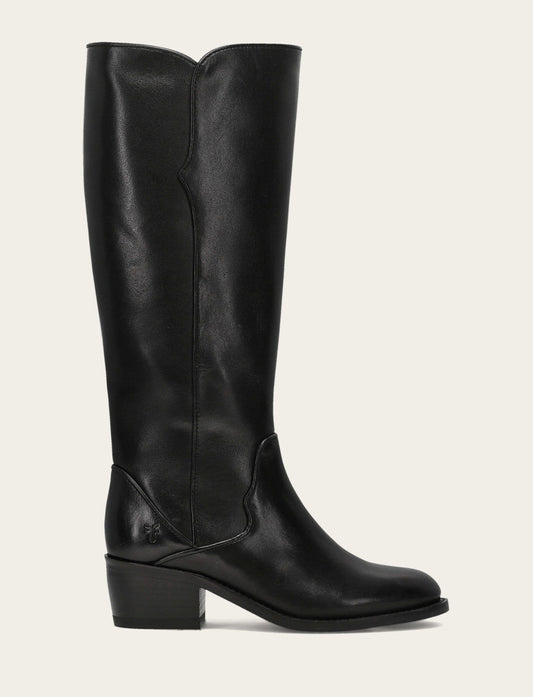 Women's Black Carson 2 Piping Tall Boot | Frye Black