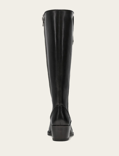 Women's Black Carson 2 Piping Tall Boot | Frye Black