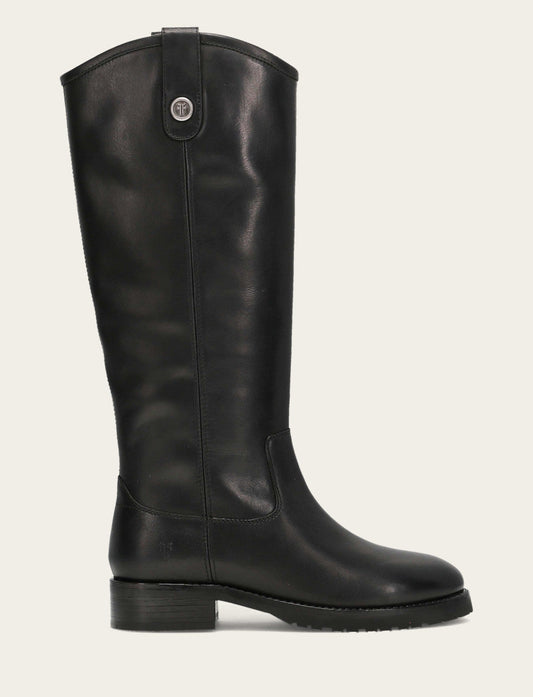 Women’s Black Wide Calf Melissa Lug Button Tall Boots | Frye | Frye Black