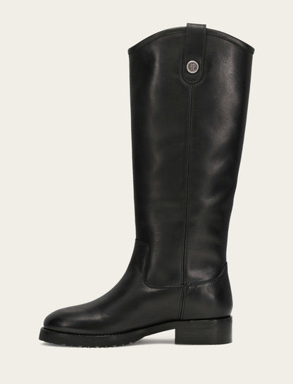 Women’s Black Wide Calf Melissa Lug Button Tall Boots | Frye | Frye Black