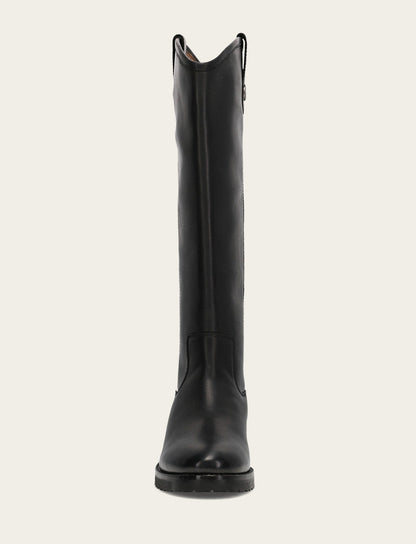 Women’s Black Wide Calf Melissa Lug Button Tall Boots | Frye | Frye Black