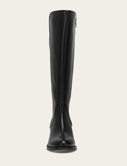 Women's Black Carson 2 Piping Tall Wide Calf Boot | Frye Black