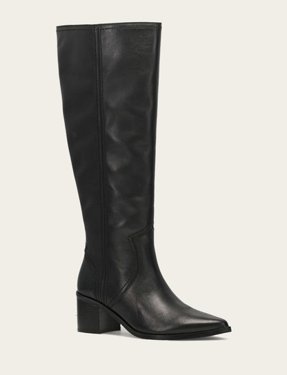 Women's Black Sadie Softy Tall Wide Calf Boot | Frye Black