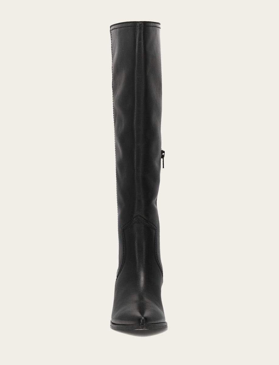 Women's Black Sadie Softy Tall Wide Calf Boot | Frye Black