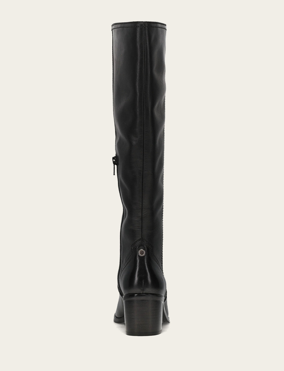 Women's Black Sadie Softy Tall Wide Calf Boot | Frye Black