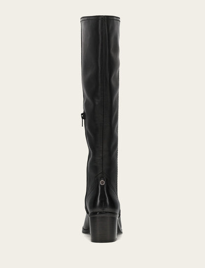Women's Black Sadie Softy Tall Wide Calf Boot | Frye Black
