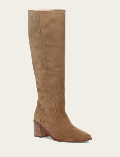Women's Almond Sadie Softy Tall Wide Calf Boot | Frye Almond