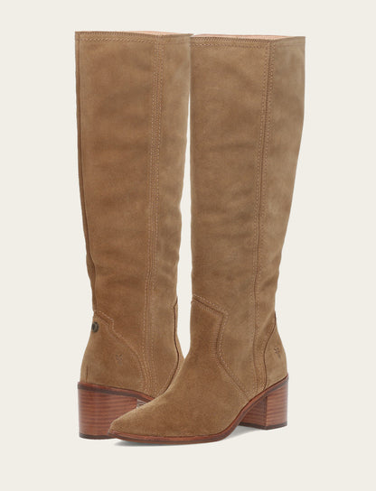 Women's Almond Sadie Softy Tall Wide Calf Boot | Frye Almond