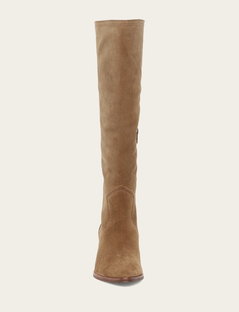 Women's Almond Sadie Softy Tall Wide Calf Boot | Frye Almond
