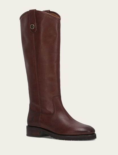 Women's Brown Melissa Lug Button Tall Boot | Frye Brown