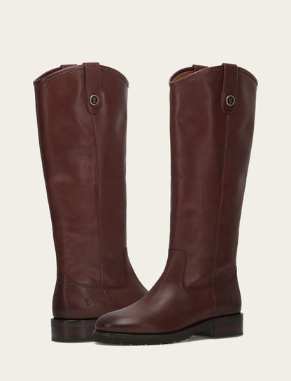Women's Brown Melissa Lug Button Tall Boot | Frye Brown