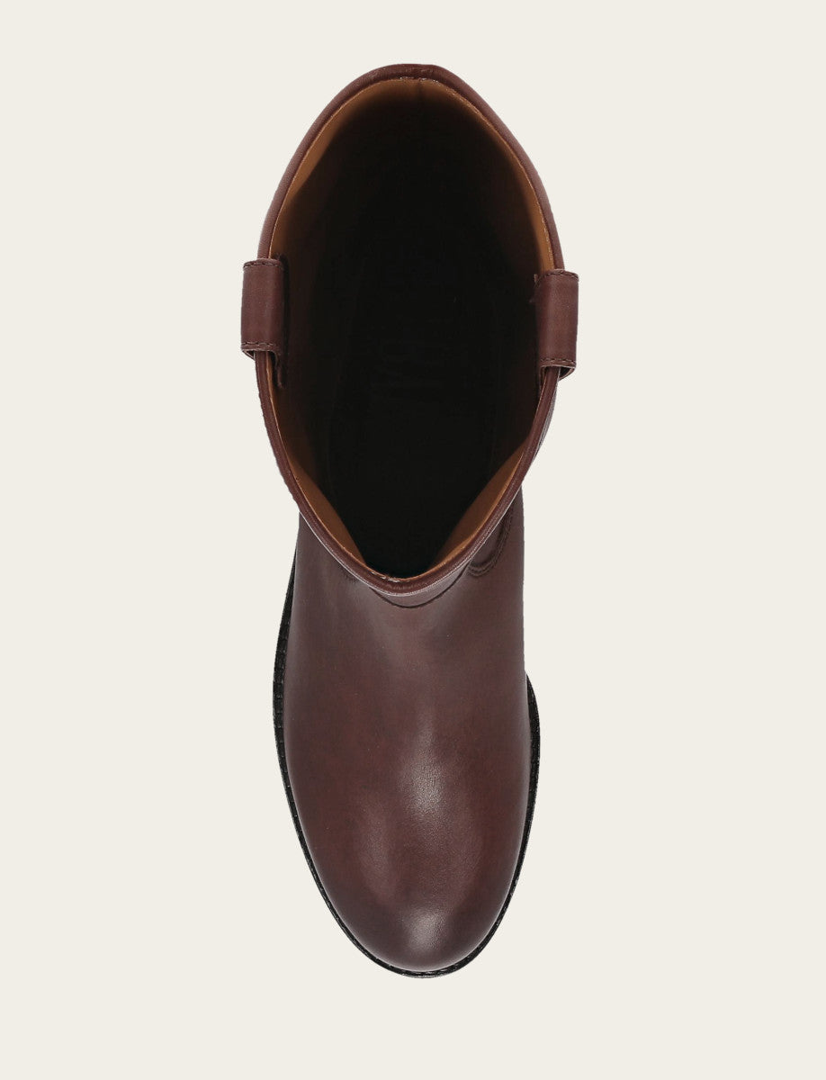Women's Brown Melissa Lug Button Tall Boot | Frye Brown